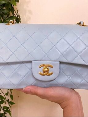 Chanel Classic Flap Bag in Baby Blue